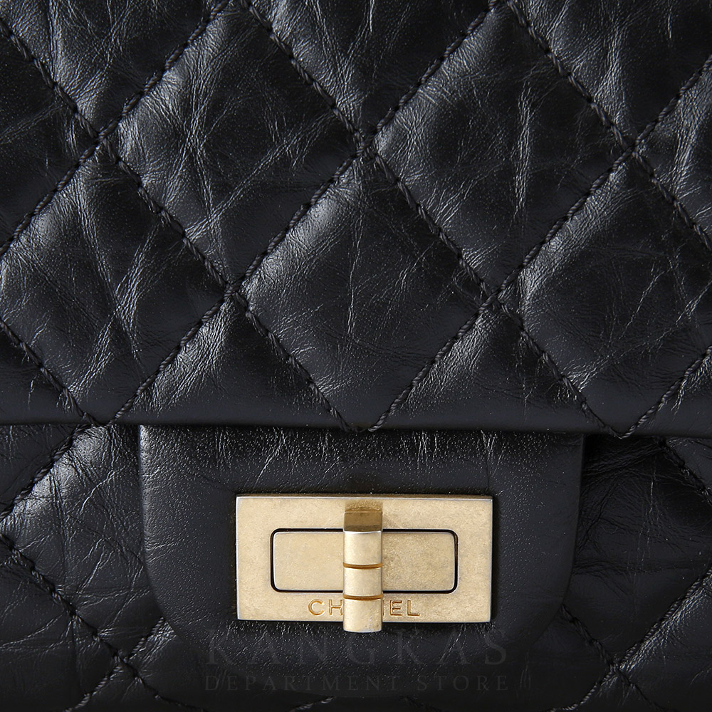 CHANEL(USED)샤넬 2.55 빈티지 클래식 미듐24 금장