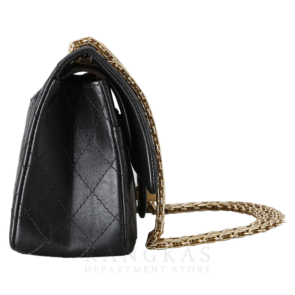 CHANEL(USED)샤넬 2.55 빈티지 클래식 미듐24 금장