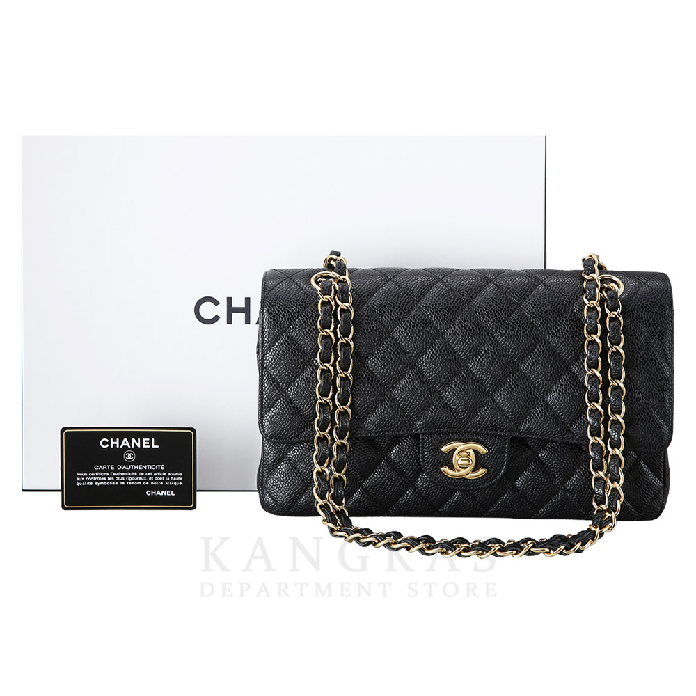 CHANEL(USED)샤넬 캐비어 클래식 미듐 플랩백
