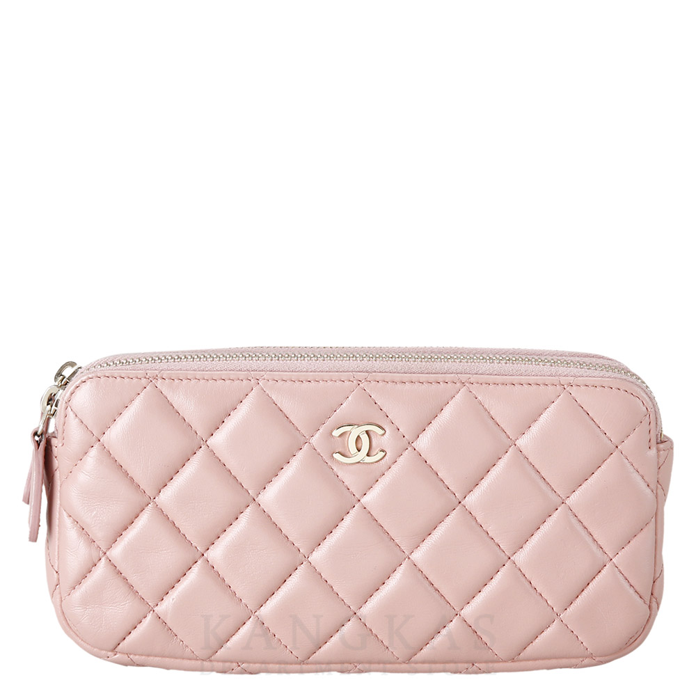 CHANEL(USED)샤넬 시즌 램스킨 체인 WOC