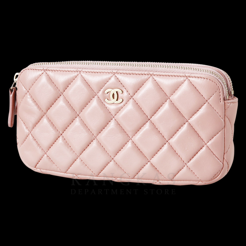 CHANEL(USED)샤넬 시즌 램스킨 체인 WOC