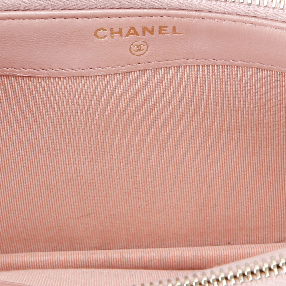 CHANEL(USED)샤넬 시즌 램스킨 체인 WOC