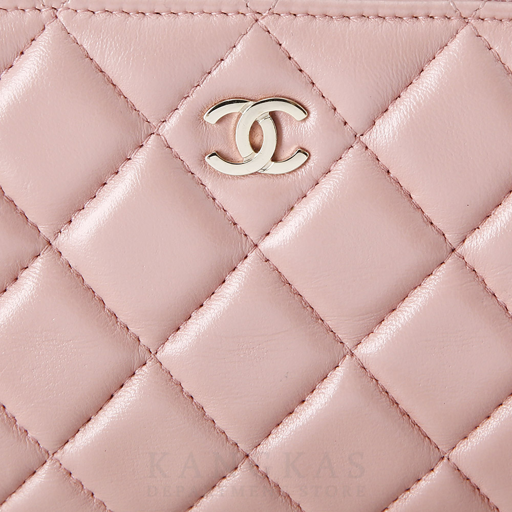 CHANEL(USED)샤넬 시즌 램스킨 체인 WOC