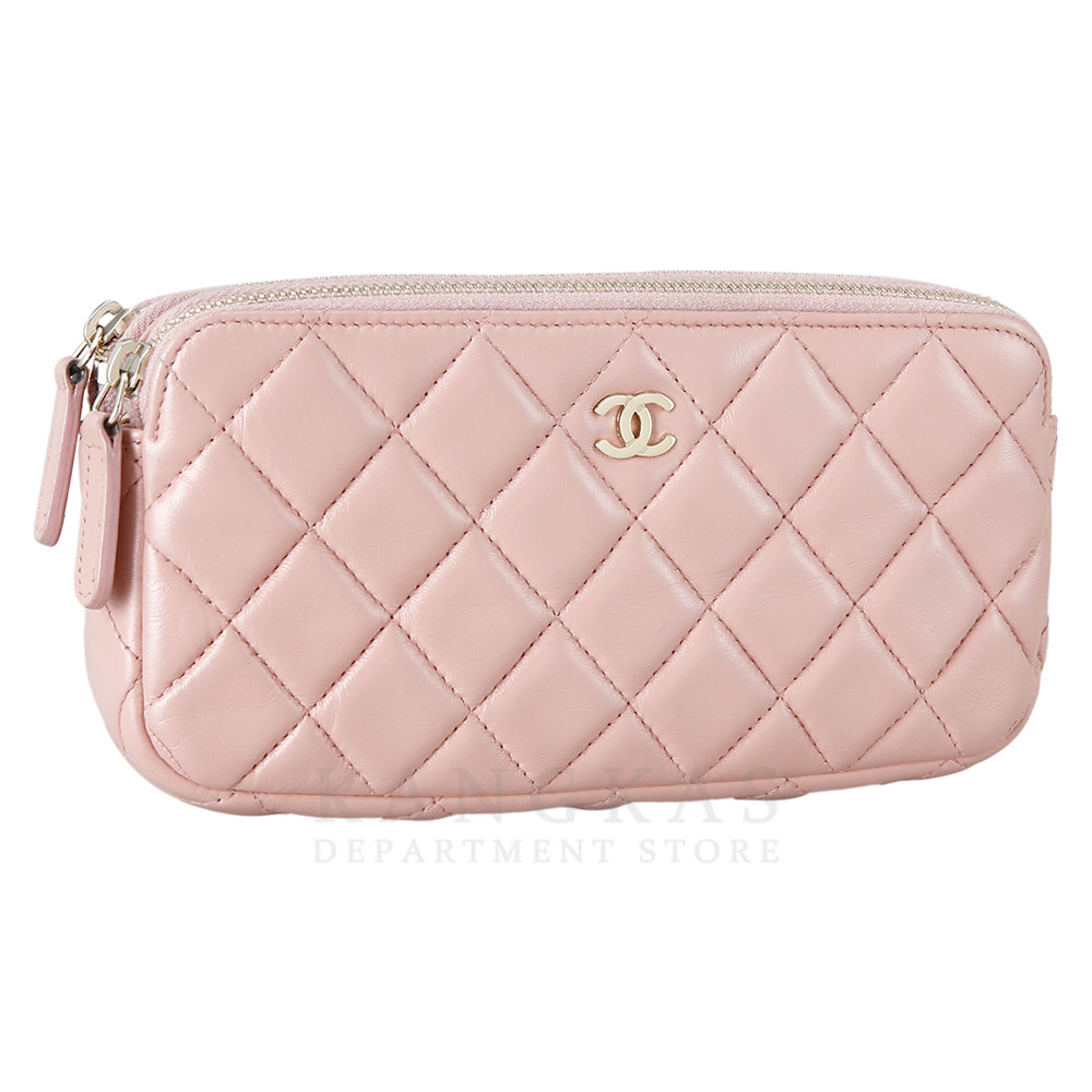 CHANEL(USED)샤넬 시즌 램스킨 체인 WOC