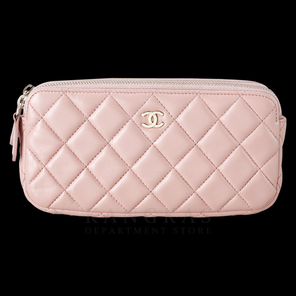 CHANEL(USED)샤넬 시즌 램스킨 체인 WOC