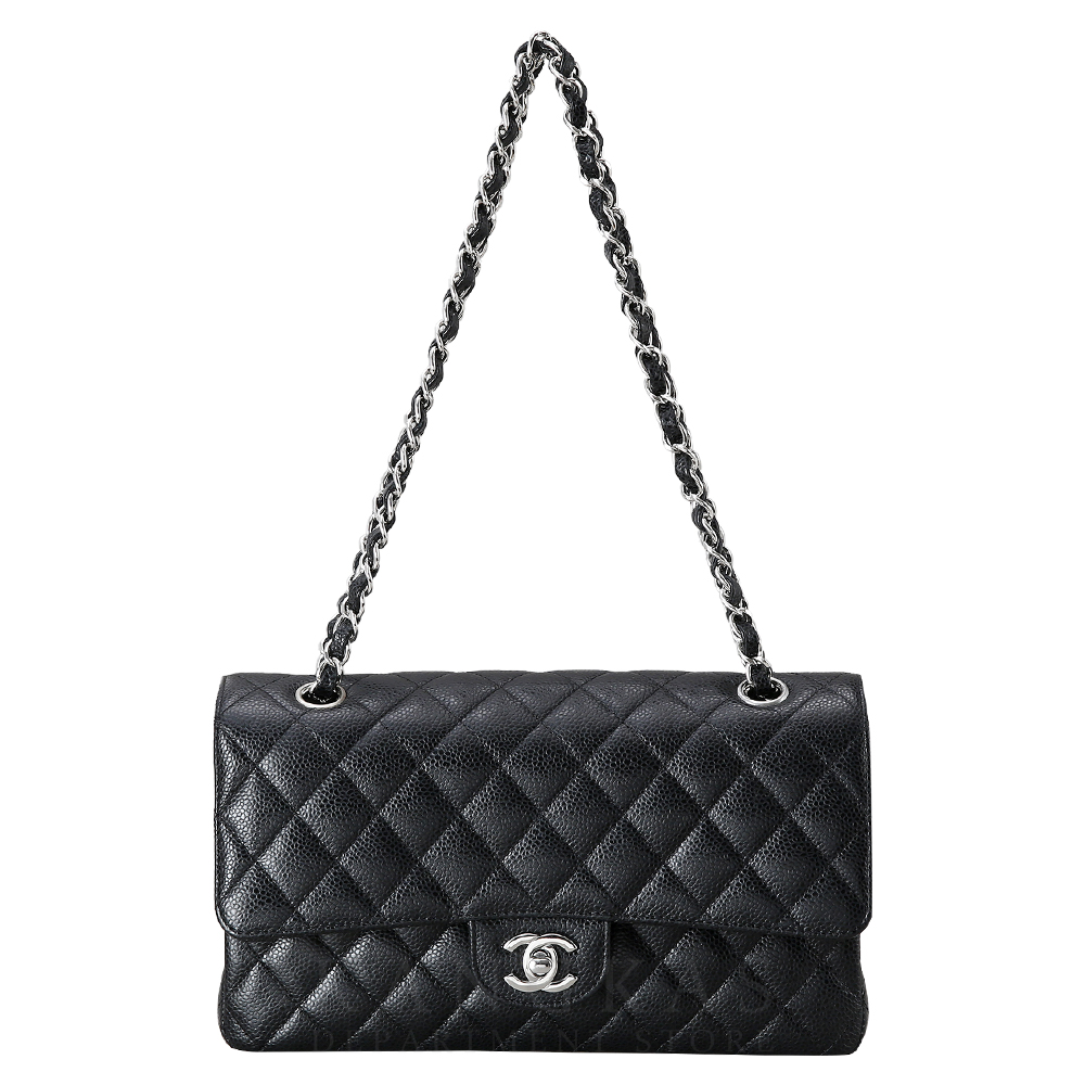 CHANEL(USED)샤넬 캐비어 클래식 미듐 플랩백
