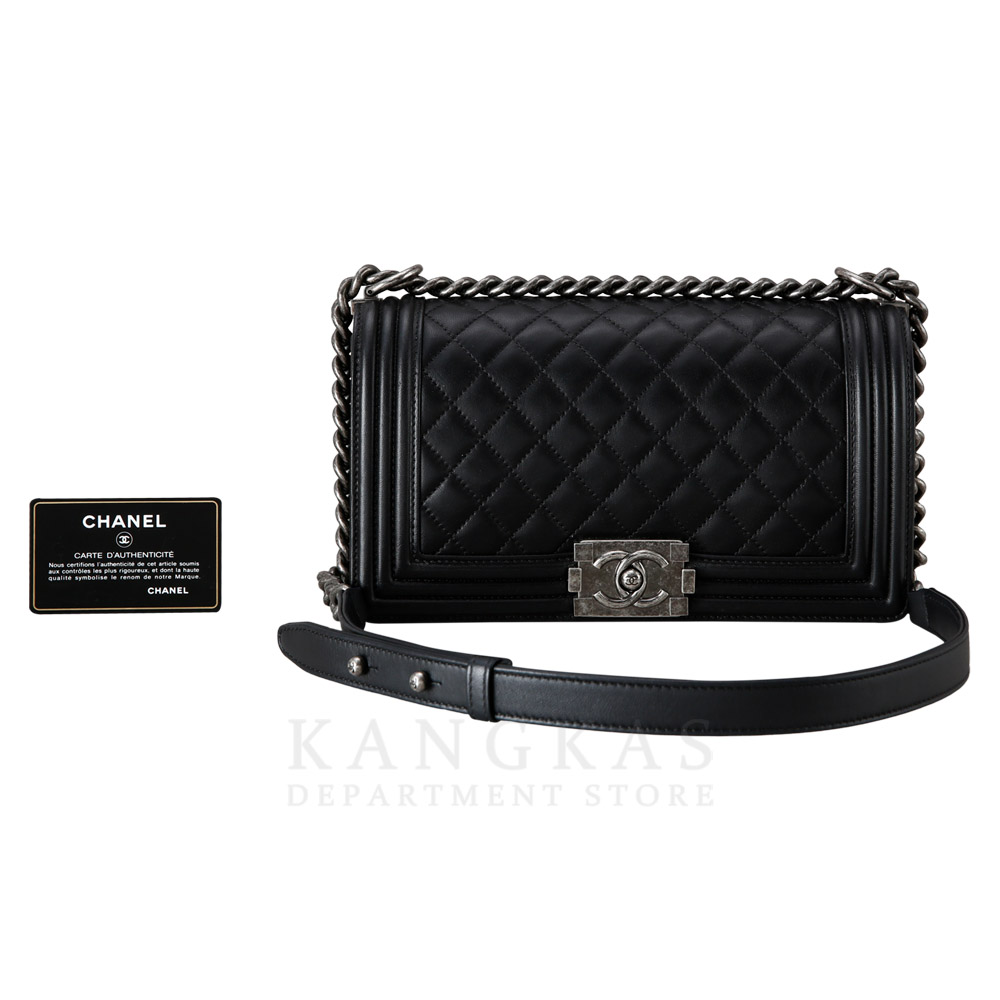 CHANEL(USED)샤넬 보이샤넬 램스킨 미듐