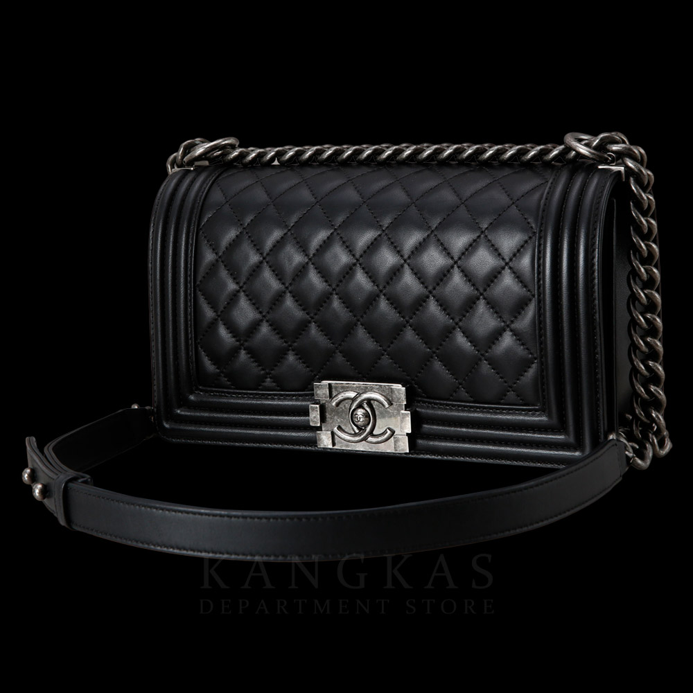 CHANEL(USED)샤넬 보이샤넬 램스킨 미듐
