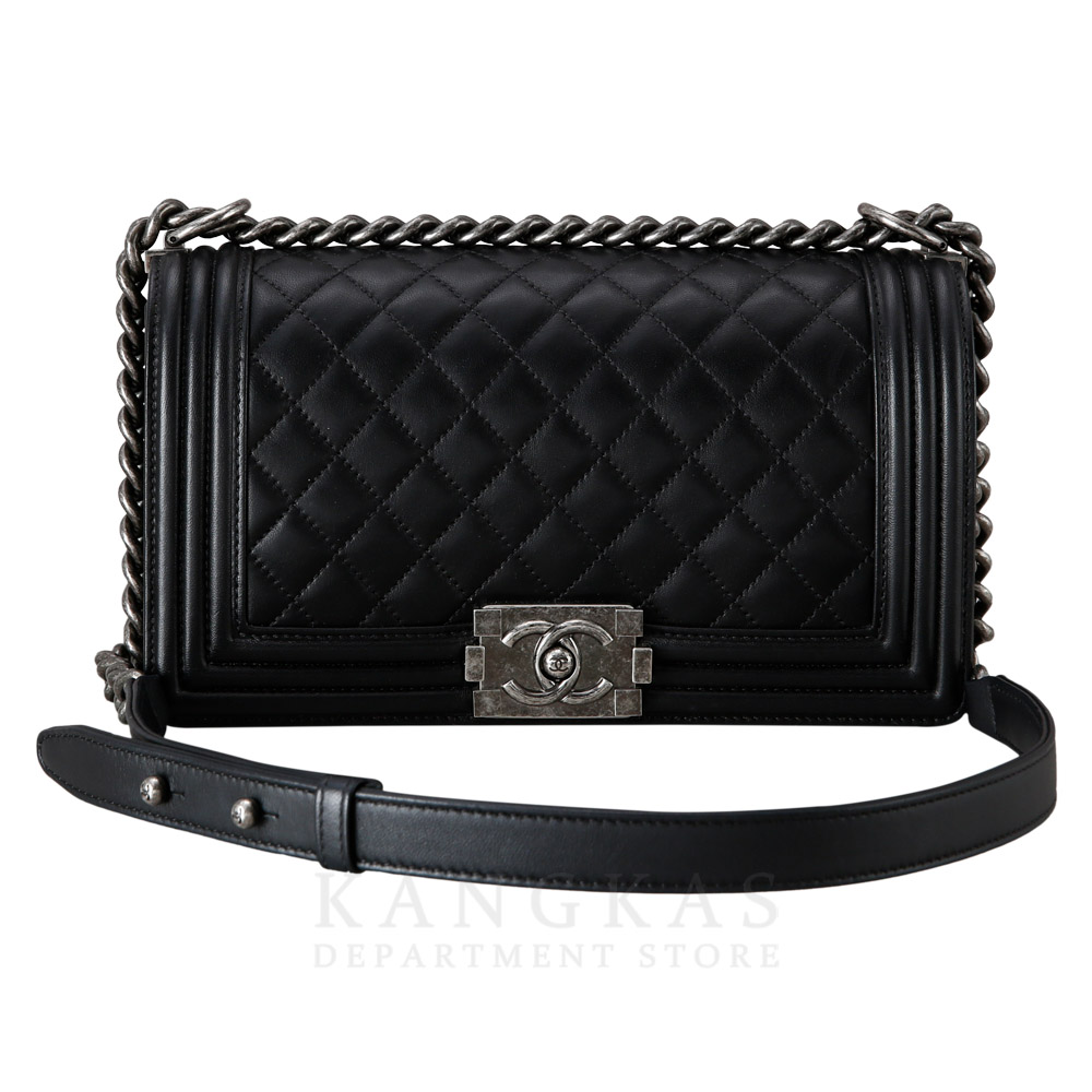 CHANEL(USED)샤넬 보이샤넬 램스킨 미듐