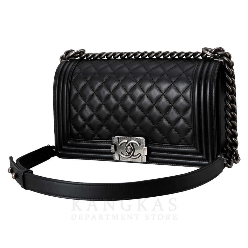 CHANEL(USED)샤넬 보이샤넬 램스킨 미듐