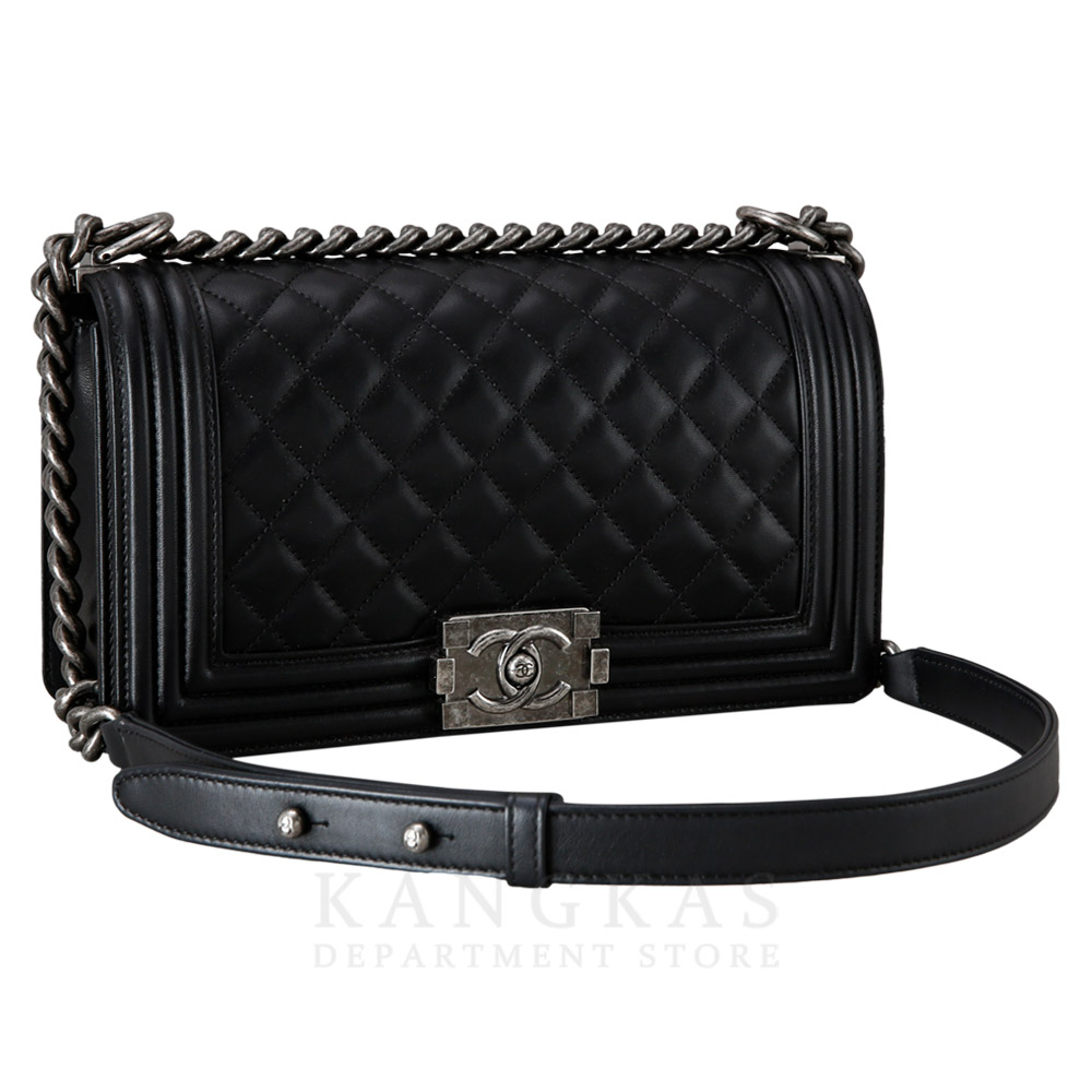 CHANEL(USED)샤넬 보이샤넬 램스킨 미듐