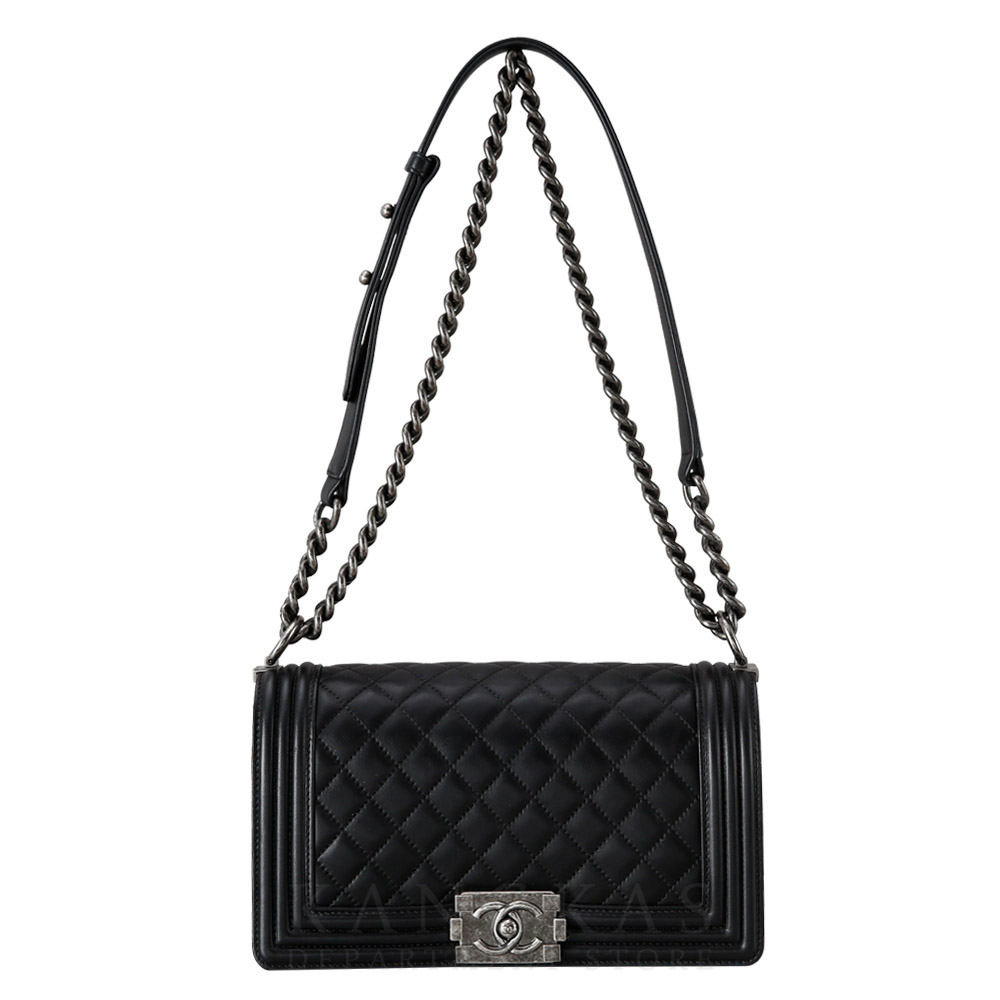 CHANEL(USED)샤넬 보이샤넬 램스킨 미듐