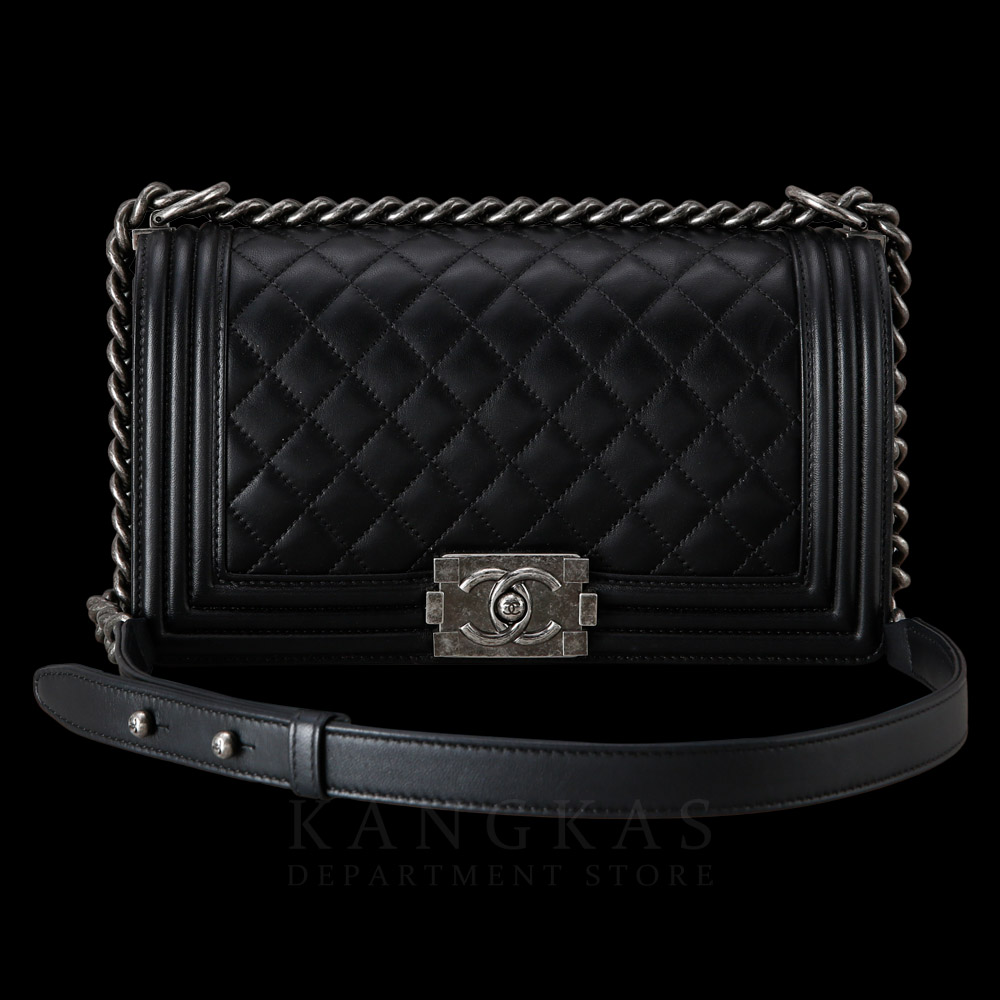 CHANEL(USED)샤넬 보이샤넬 램스킨 미듐