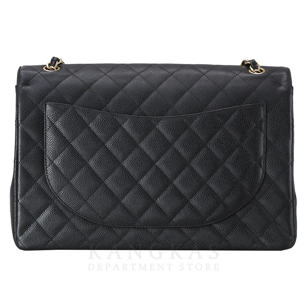 CHANEL(USED)샤넬 클래식 캐비어 맥시 블랙