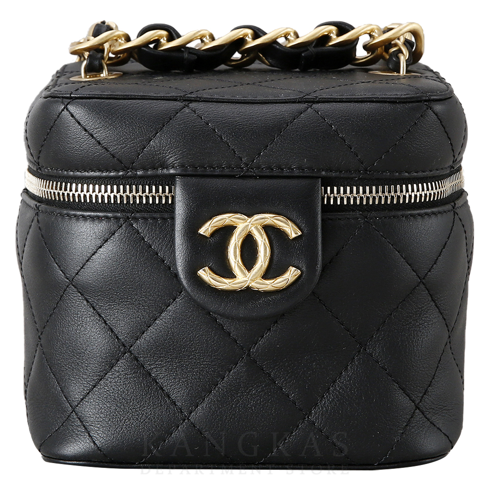 CHANEL(USED)샤넬 시즌 베니티 탑핸들 블랙