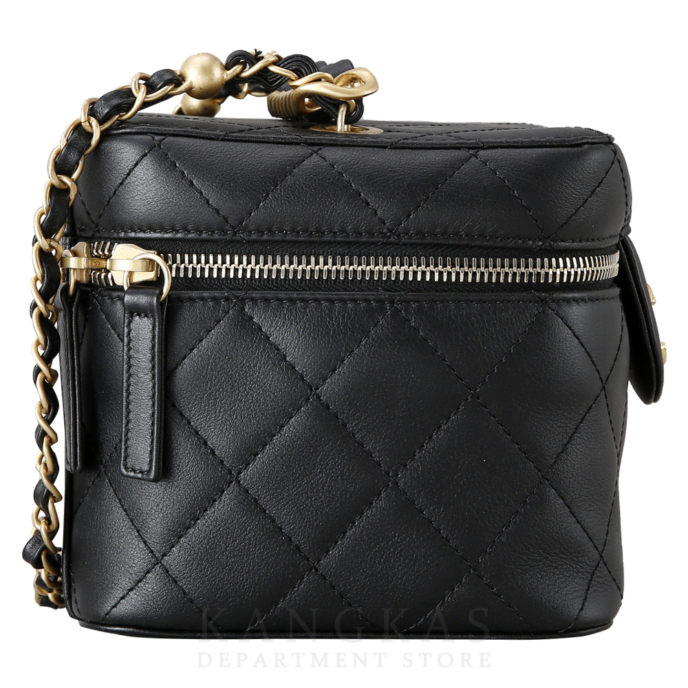 CHANEL(USED)샤넬 시즌 베니티 탑핸들 블랙