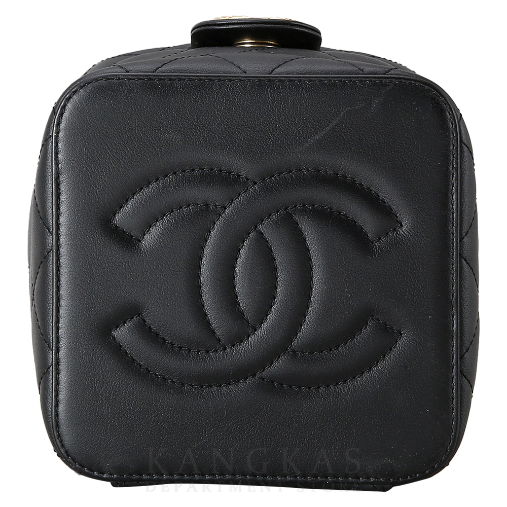 CHANEL(USED)샤넬 시즌 베니티 탑핸들 블랙