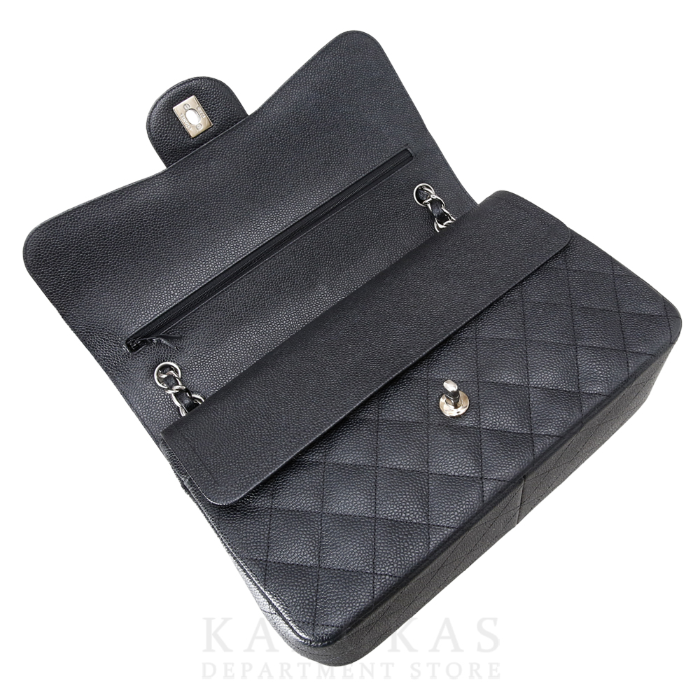 CHANEL(USED)샤넬 클래식 캐비어 점보 블랙
