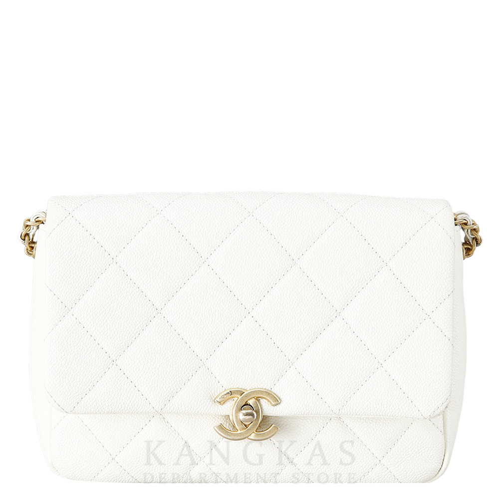 CHANEL(USED)샤넬 AS3103 멜로디백 화이트