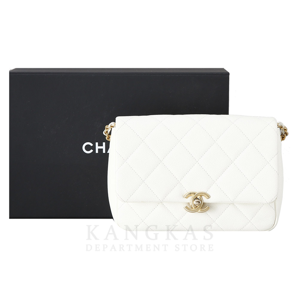 CHANEL(USED)샤넬 AS3103 멜로디백 화이트