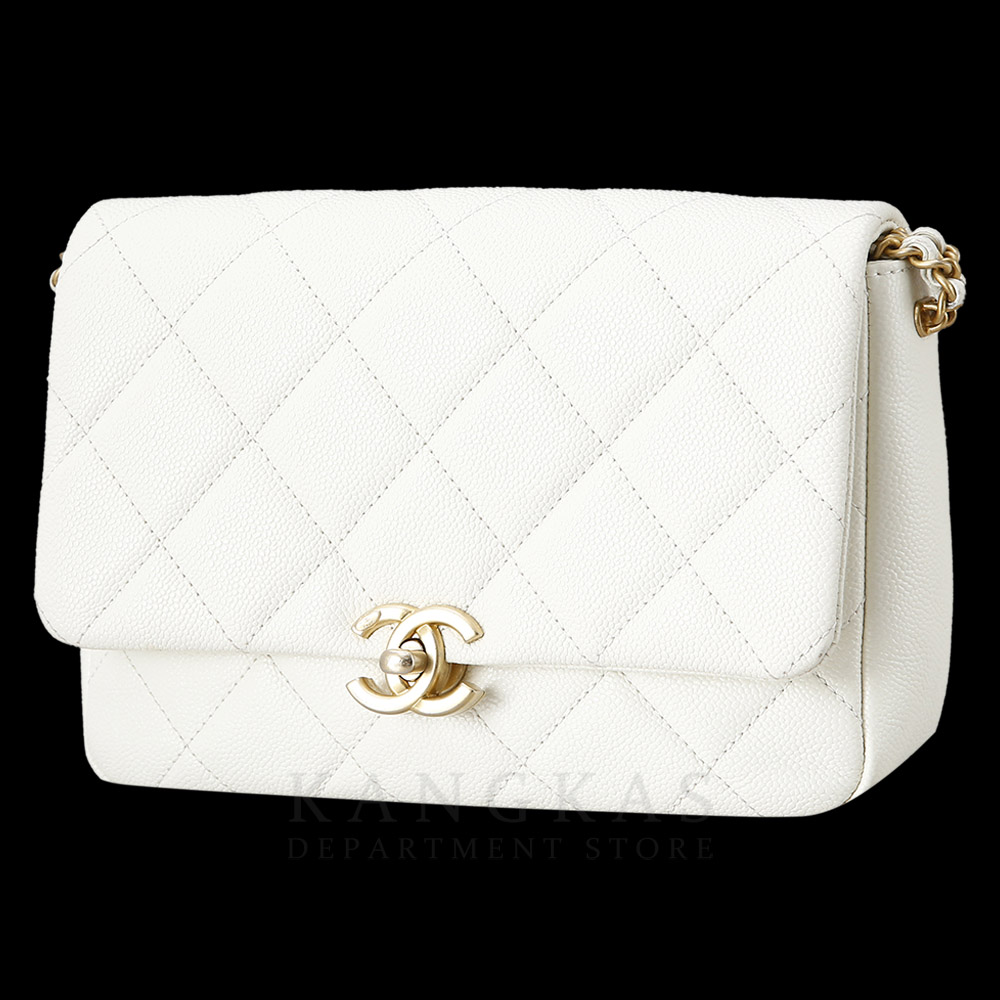 CHANEL(USED)샤넬 AS3103 멜로디백 화이트