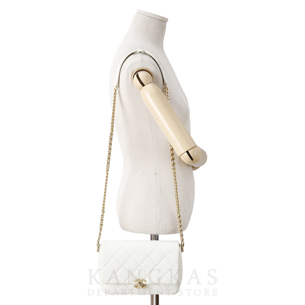 CHANEL(USED)샤넬 AS3103 멜로디백 화이트