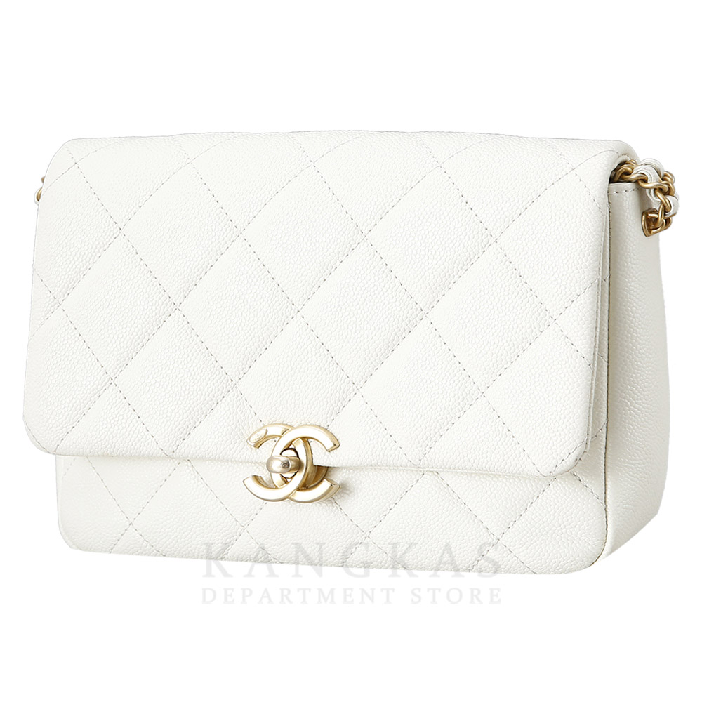 CHANEL(USED)샤넬 AS3103 멜로디백 화이트