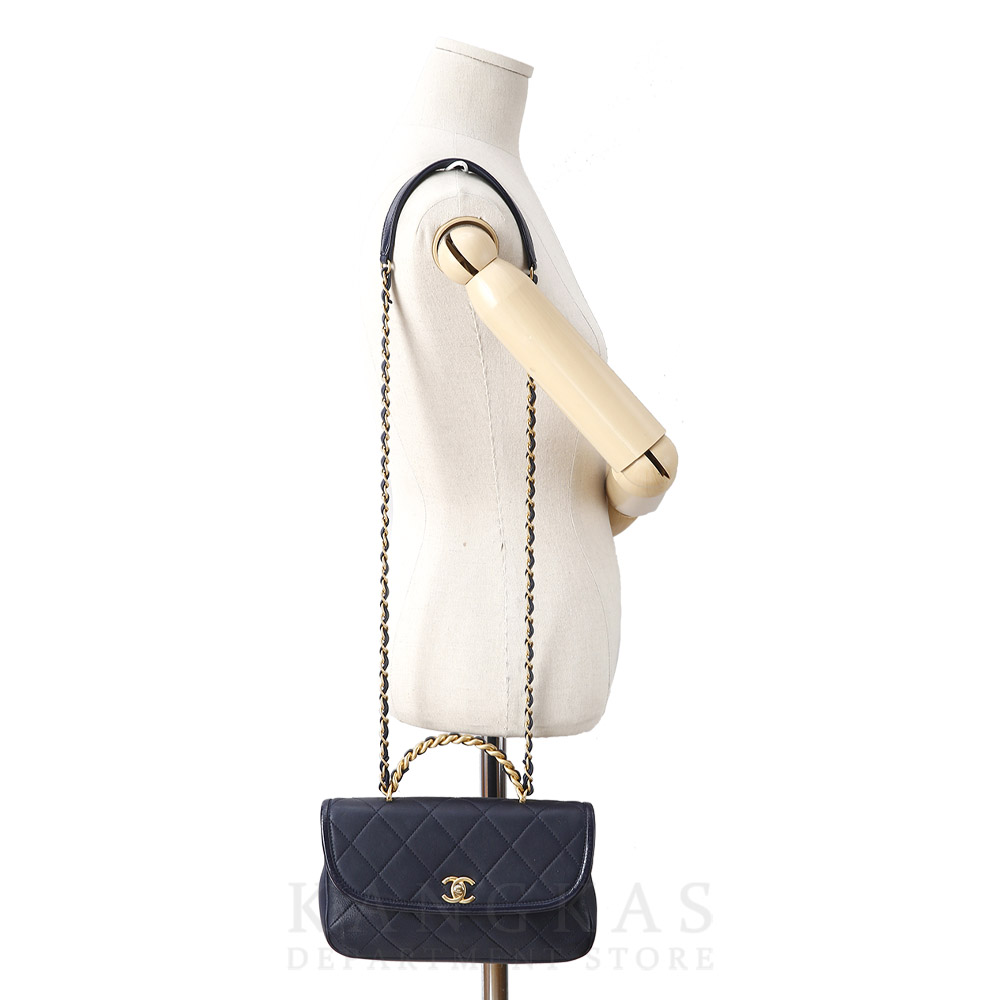 CHANEL(USED)샤넬 AS2176 시즌 체인 탑핸들 스몰