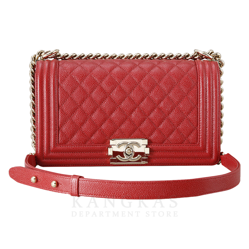 CHANEL(USED)샤넬 보이샤넬 캐비어 미듐