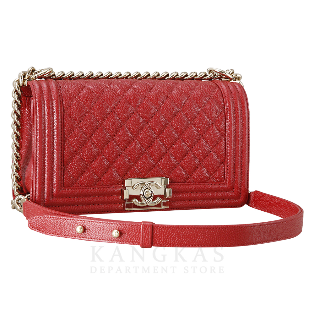 CHANEL(USED)샤넬 보이샤넬 캐비어 미듐