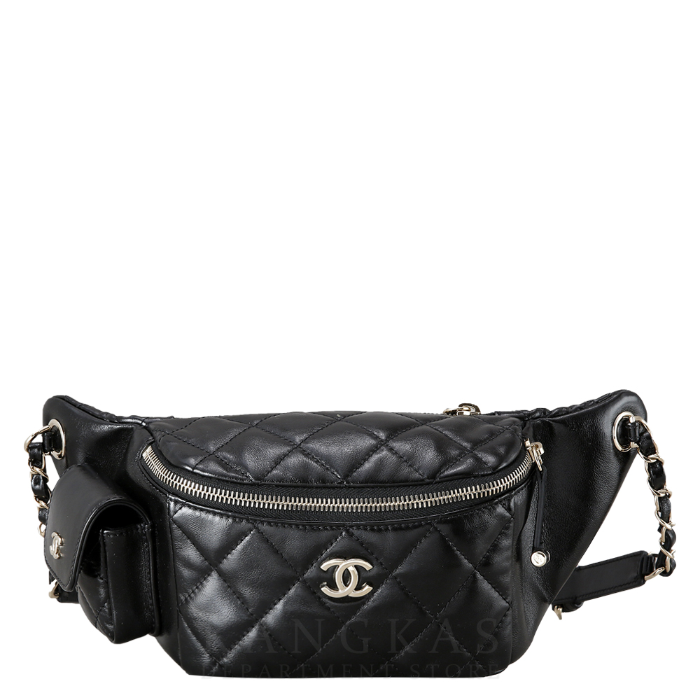 CHANEL(USED)샤넬 시즌 카프스킨 체인 범백