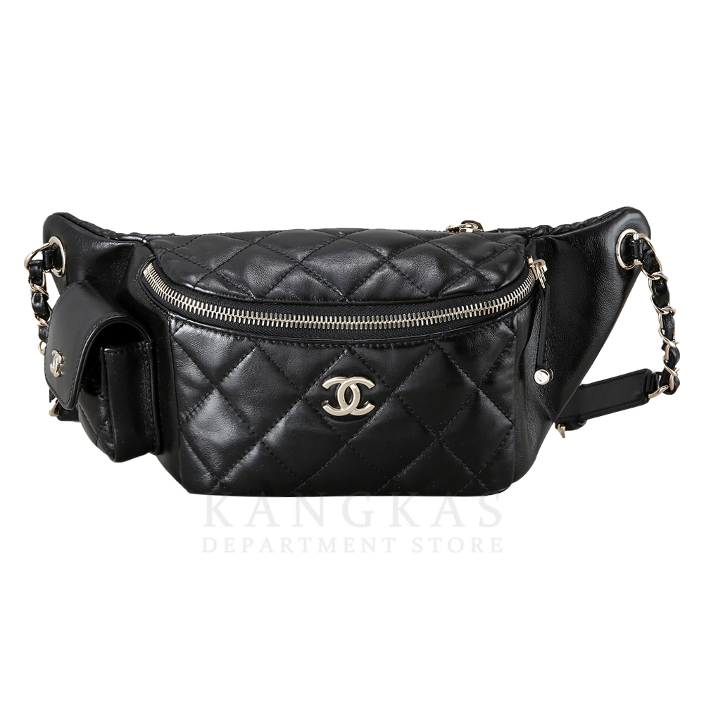 CHANEL(USED)샤넬 시즌 카프스킨 체인 범백