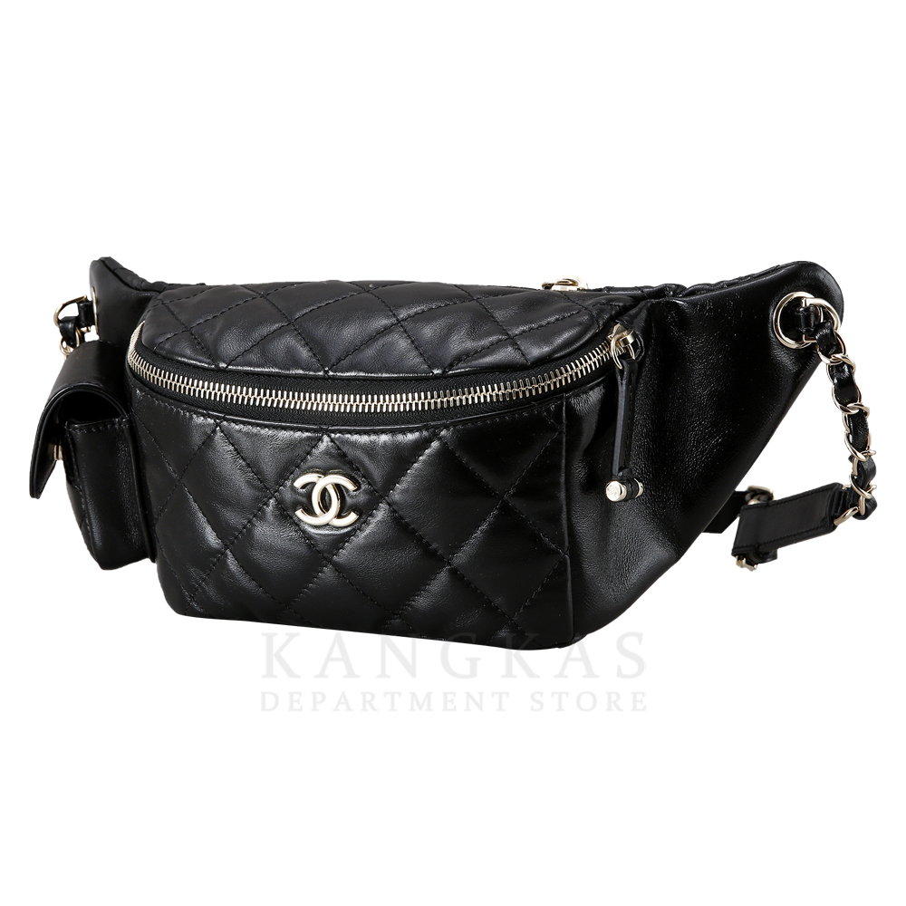 CHANEL(USED)샤넬 시즌 카프스킨 체인 범백