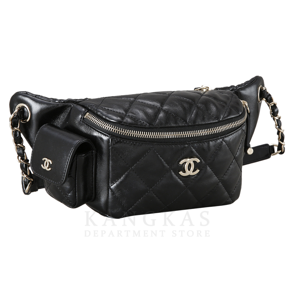 CHANEL(USED)샤넬 시즌 카프스킨 체인 범백