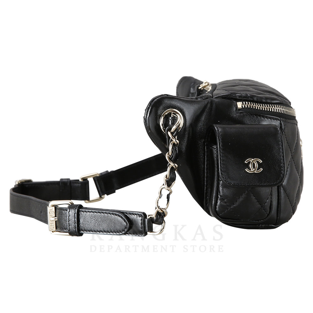 CHANEL(USED)샤넬 시즌 카프스킨 체인 범백