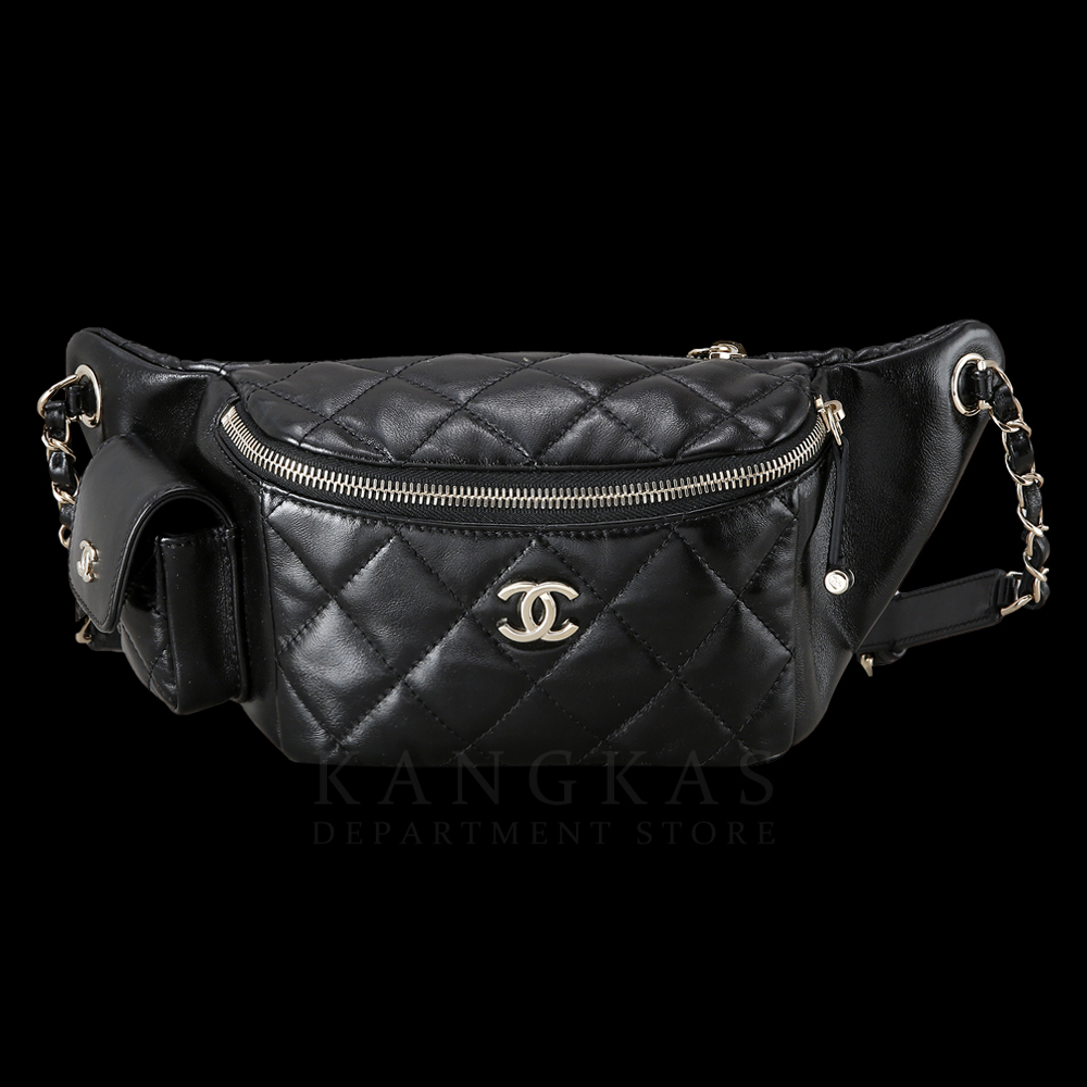 CHANEL(USED)샤넬 시즌 카프스킨 체인 범백