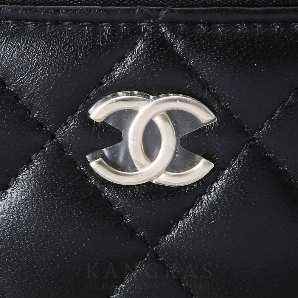 CHANEL(USED)샤넬 베니티 탑핸들 미니 체인 크로스백 블랙