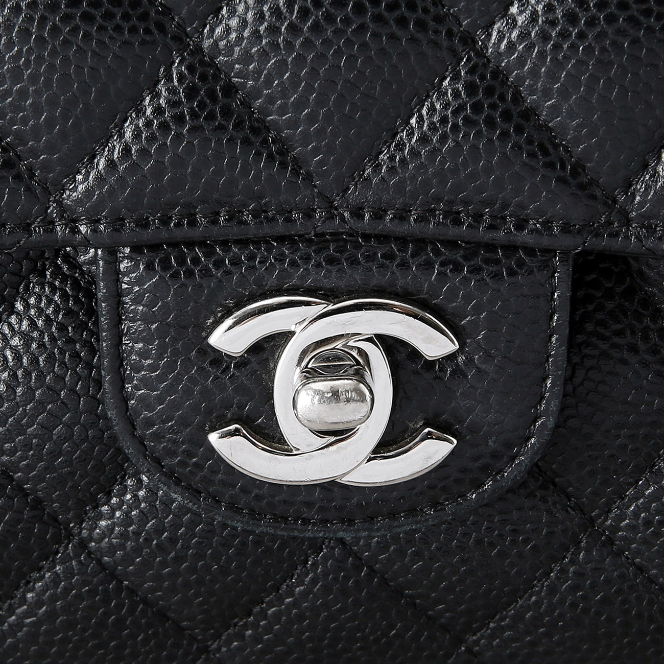 CHANEL(USED)샤넬 클래식 캐비어 미듐