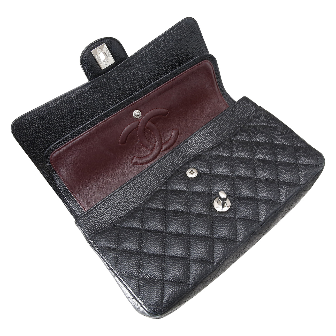 CHANEL(USED)샤넬 클래식 캐비어 미듐
