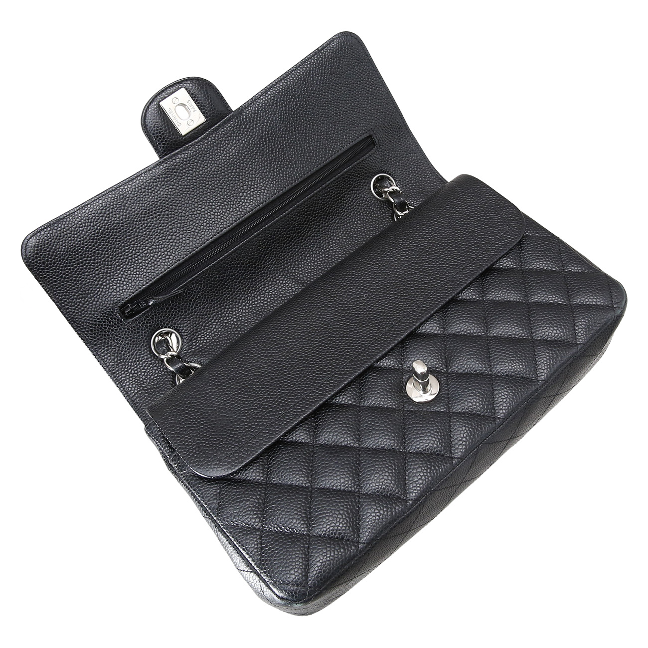 CHANEL(USED)샤넬 클래식 캐비어 미듐