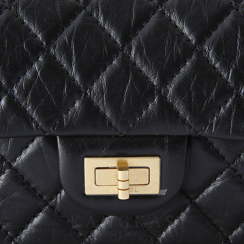 CHANEL(USED)샤넬 2.55 빈티지 클래식 미듐24 금장
