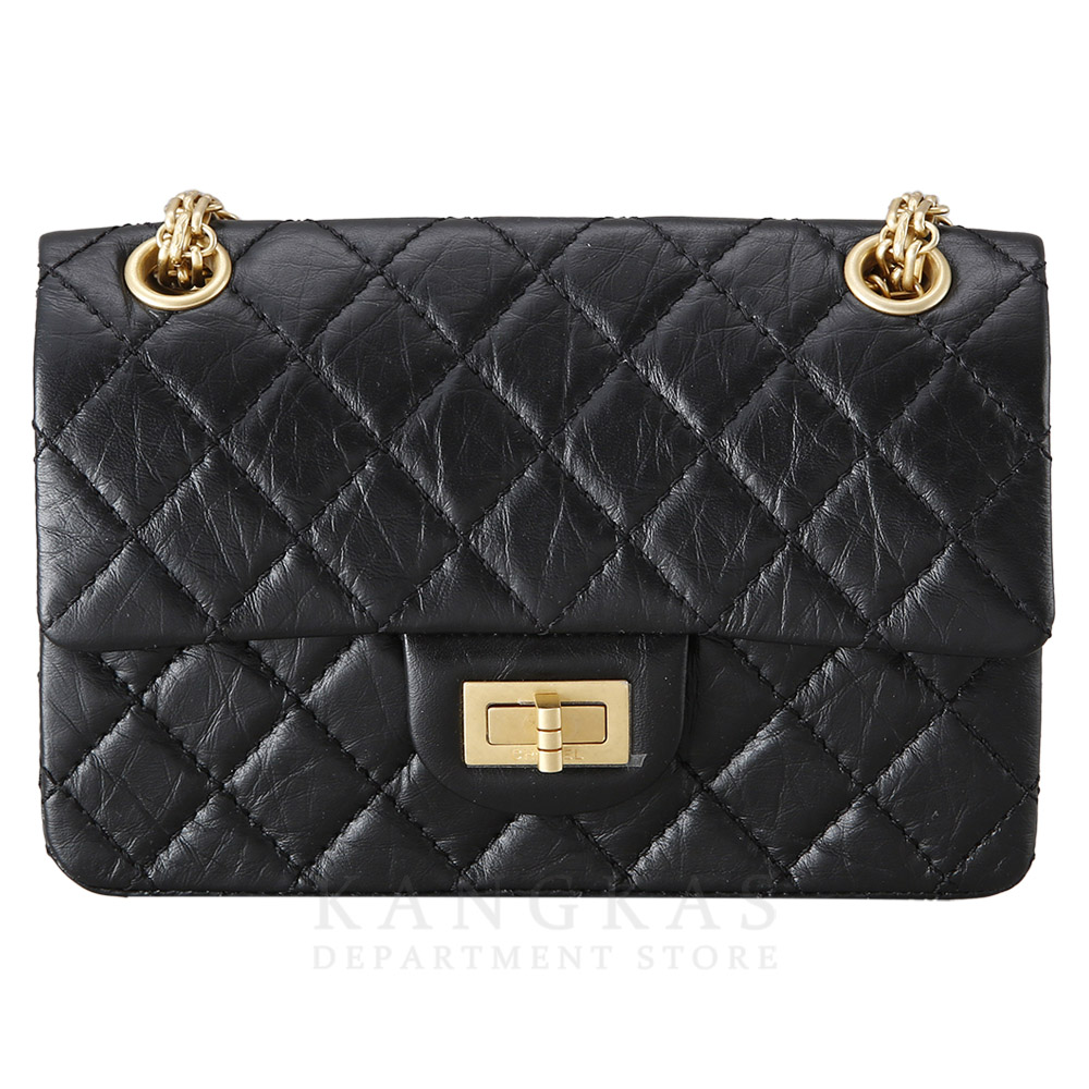 CHANEL(USED)샤넬 2.55 빈티지 클래식 미듐24 금장