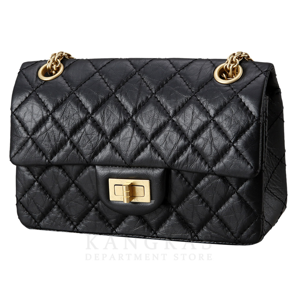CHANEL(USED)샤넬 2.55 빈티지 클래식 미듐24 금장