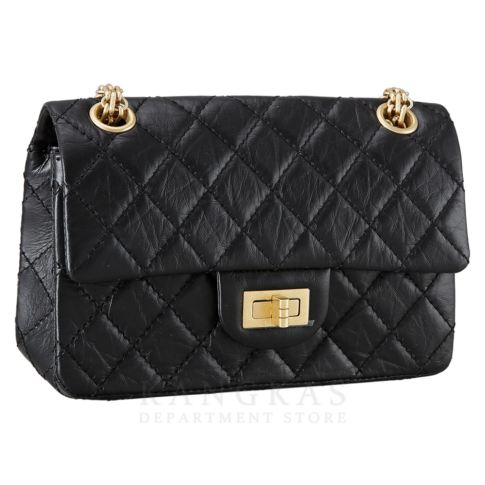 CHANEL(USED)샤넬 2.55 빈티지 클래식 미듐24 금장