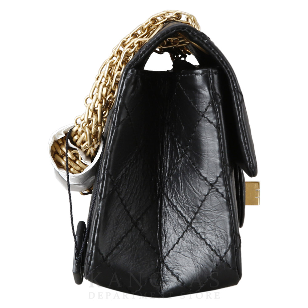 CHANEL(USED)샤넬 2.55 빈티지 클래식 미듐24 금장
