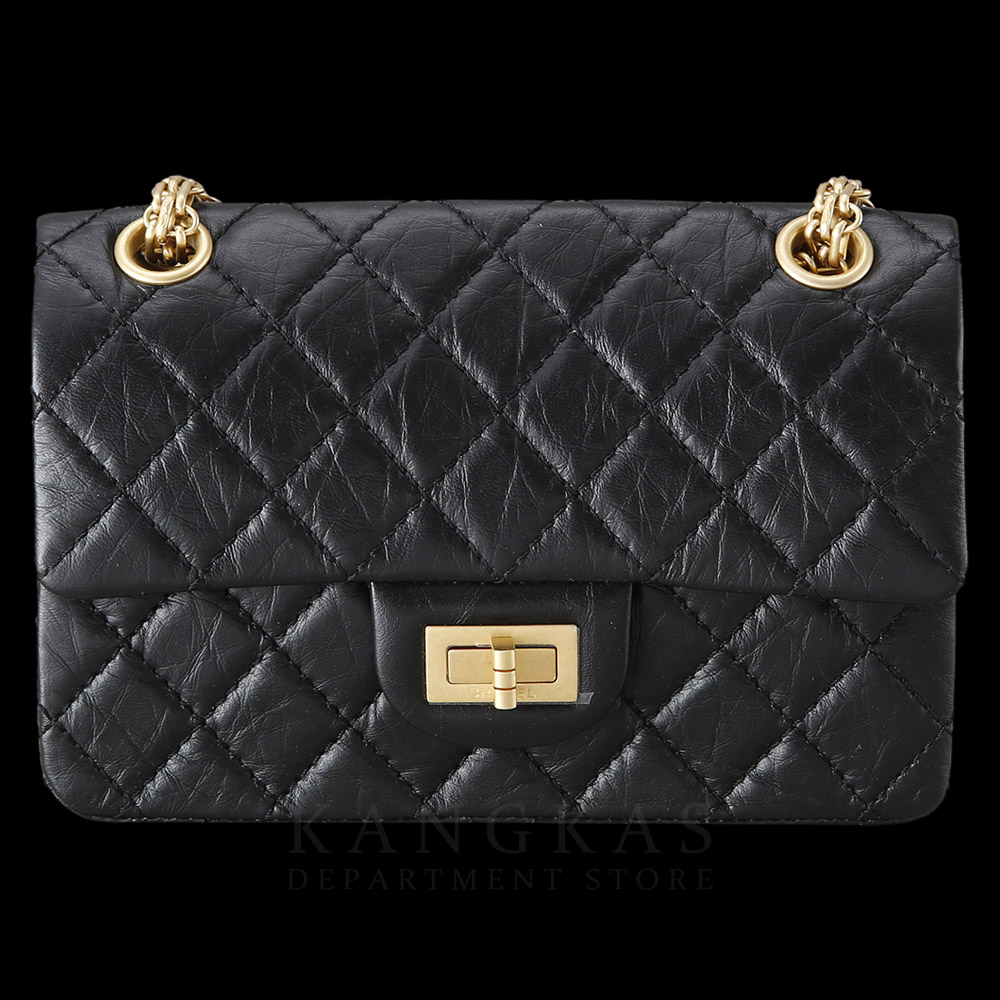 CHANEL(USED)샤넬 2.55 빈티지 클래식 미듐24 금장
