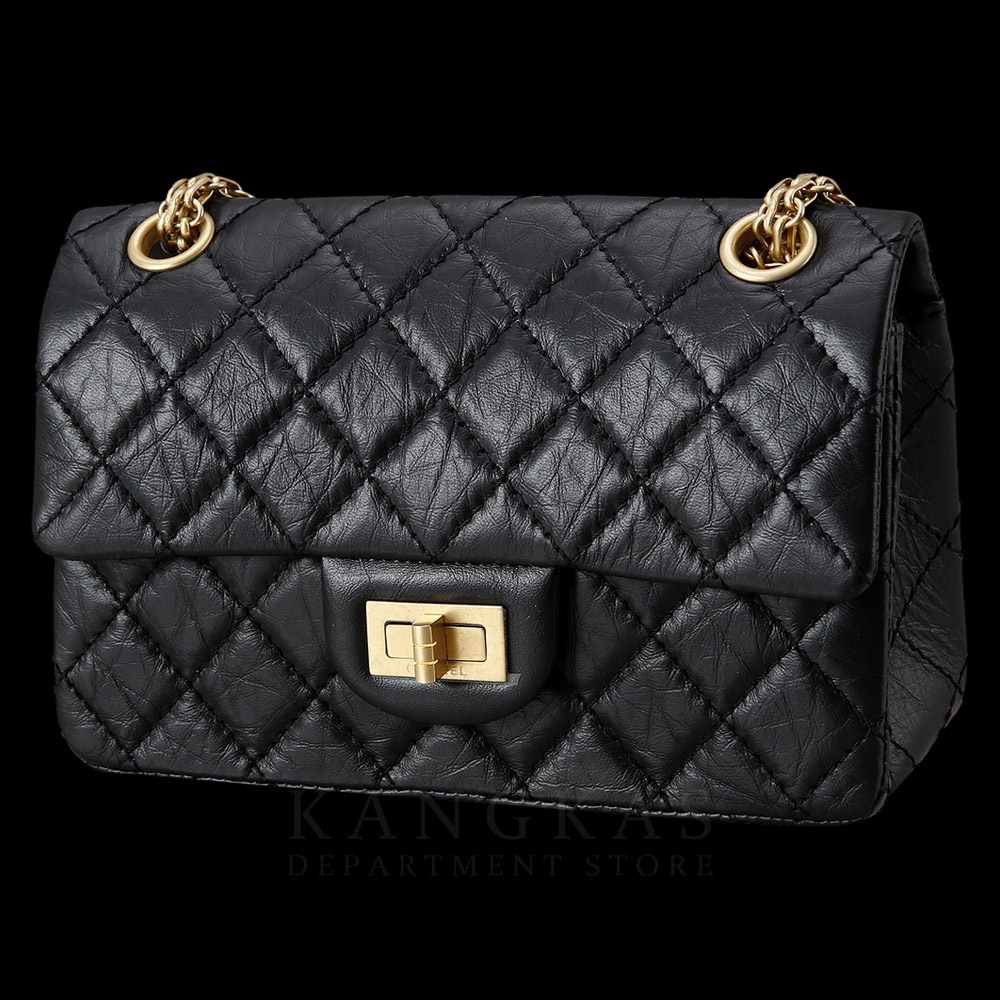 CHANEL(USED)샤넬 2.55 빈티지 클래식 미듐24 금장