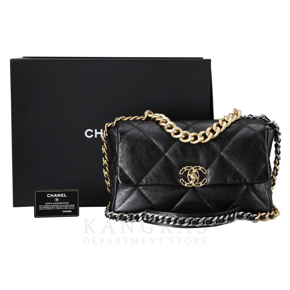 CHANEL(USED)샤넬 19백 라지 블랙
