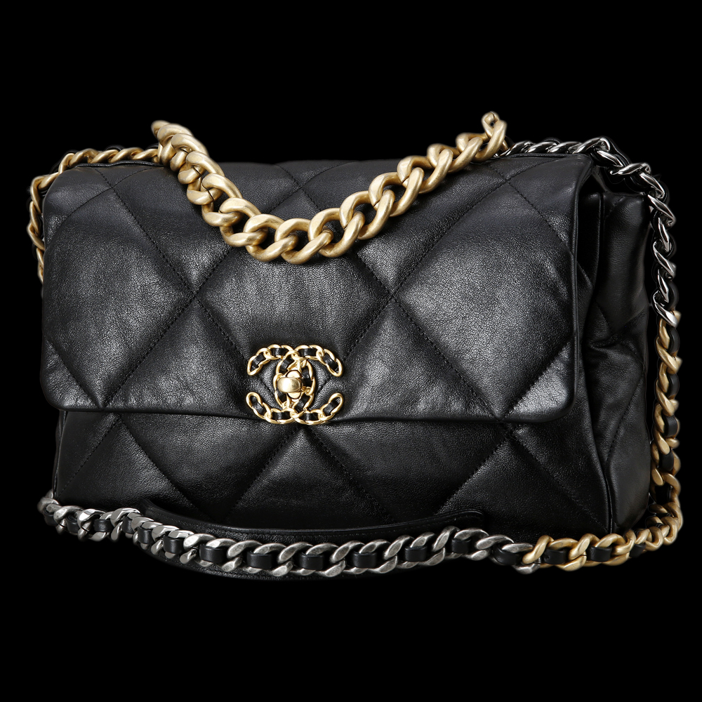CHANEL(USED)샤넬 19백 라지 블랙