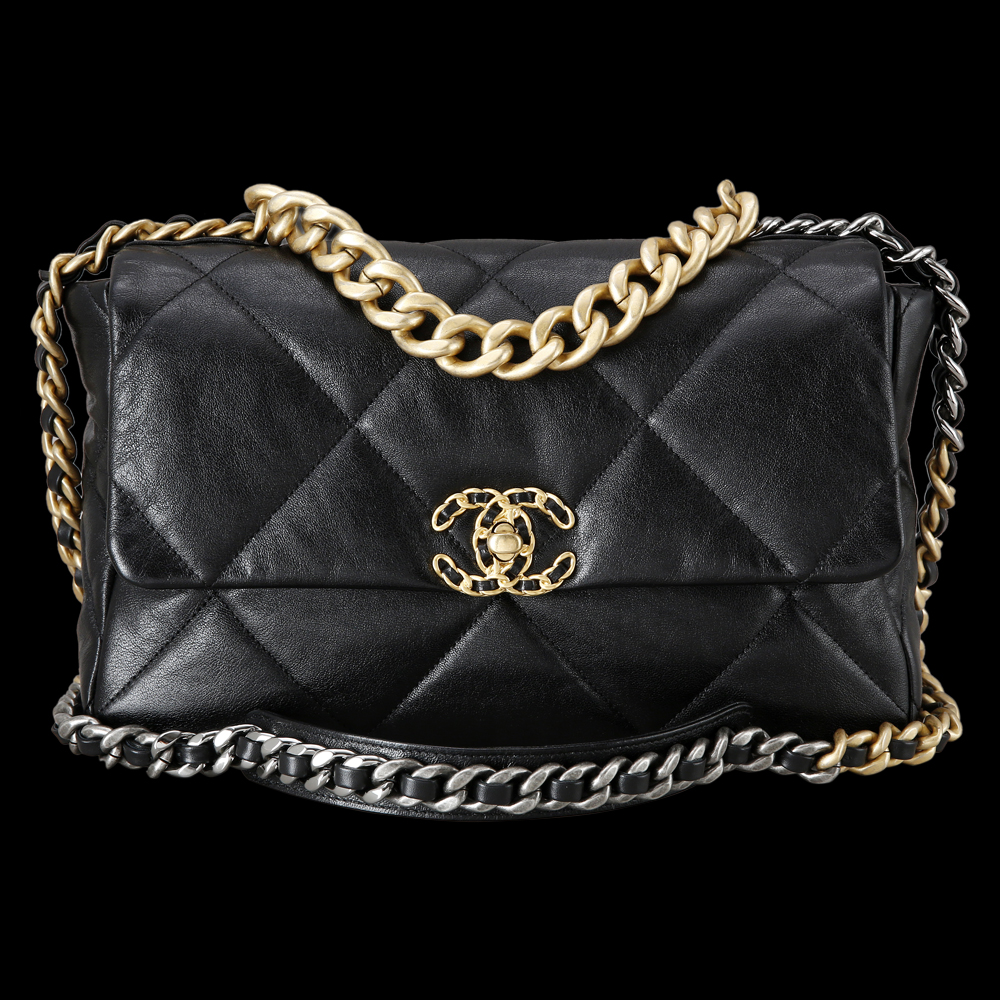 CHANEL(USED)샤넬 19백 라지 블랙